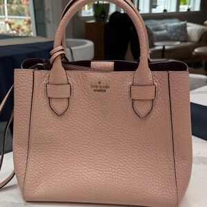 Kate Spade Light Pink Textured Satchel
